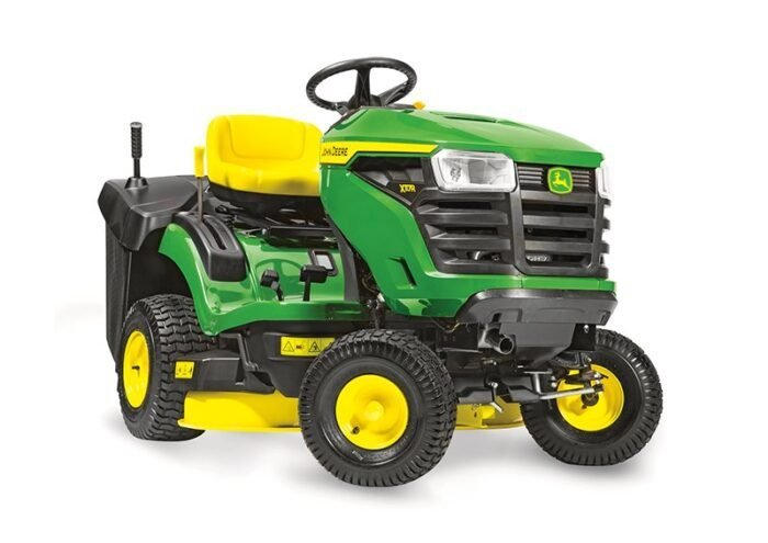 Tondeuse autoportée à ramassage John Deere X117R – Image 2