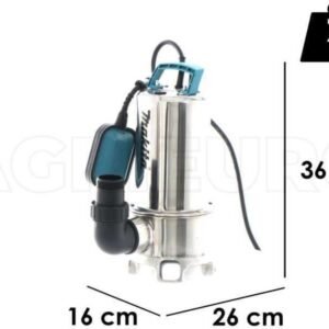 Pompe à immersion électrique pour eaux chargées Makita PF1110